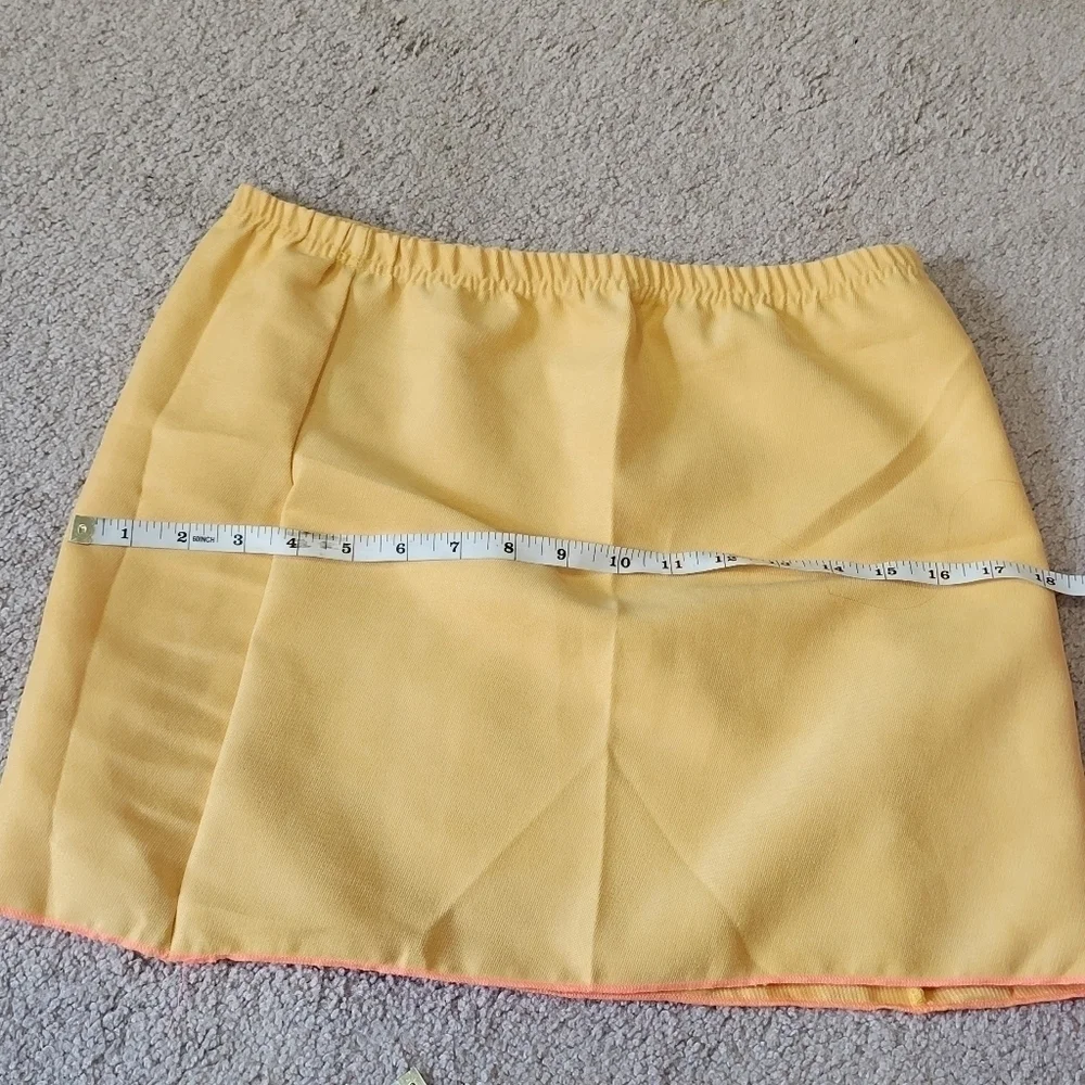 Soft Lemon Yellow Mini Skirt – Fresh & Feminine